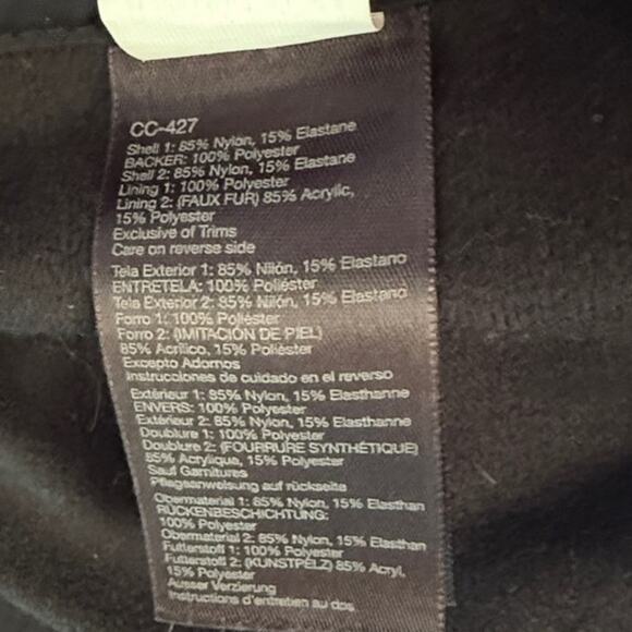 Marmot Pink Vest Brown Faux Fur Trim Zip Front Women’s Size Small S - Picture 4 of 6